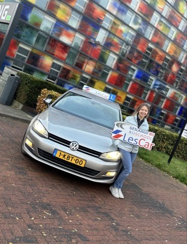 Anastasiia is geslaagd.