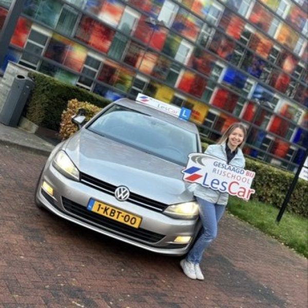 Anastasiia is geslaagd.